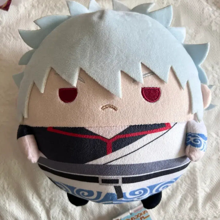 [BUNJANG] Gintama Sakata Gintoki M Fuwa Plush Bundle Set / 은혼 사카타 긴토키 M후와 3개 일괄 판매합니다 (기본2, 미소1)