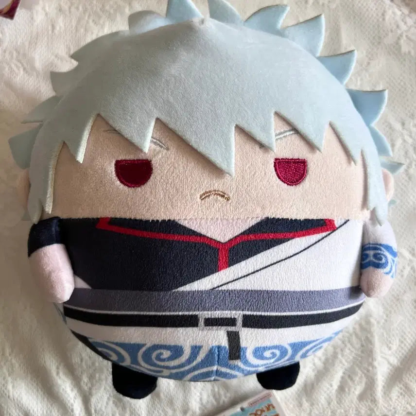[BUNJANG] Gintama Sakata Gintoki M Fuwa Plush Bundle Set / 은혼 사카타 긴토키 M후와 3개 일괄 판매합니다 (기본2, 미소1)