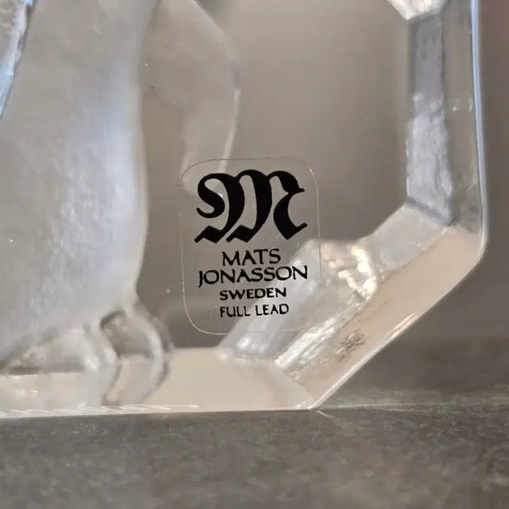 [BUNJANG] Mats Jonasson Swedish Crystal Penguin Figurine / Mats Jonasson 스웨덴 크리스탈 펭귄 장식품