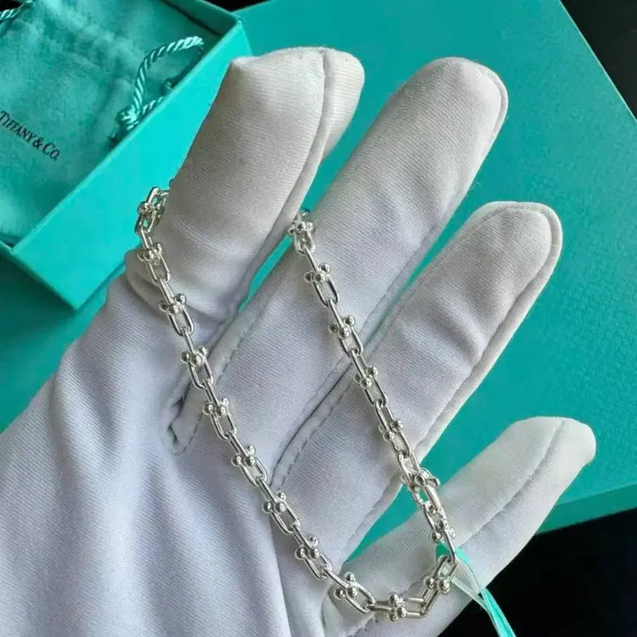 [BUNJANG] Tiffany &amp; Co. Silver Bracelet with Box / 티파니앤코 은색 팔찌 박스포함