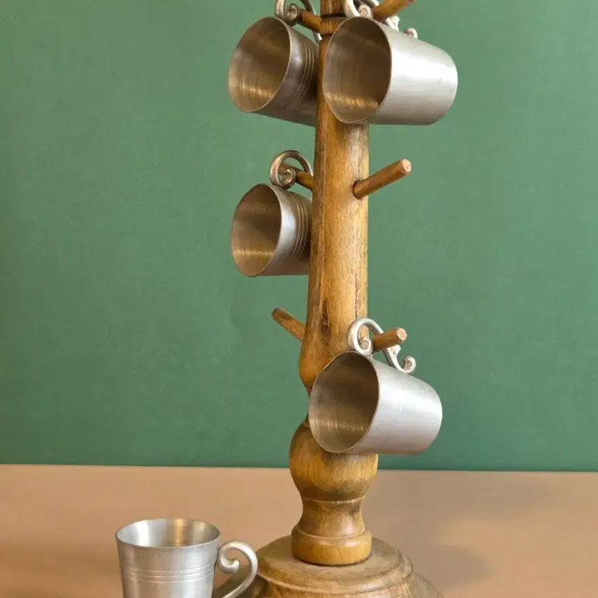 [BUNJANG] German Antique Pewter Glass Holder SKS Chin / 엔틱소품.독일 엔틱 주석 잔 걸이
