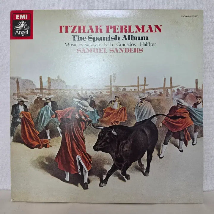 [BUNJANG] Itzhak Perlman &amp; Samuel Sanders The Spanish Album LP / 펄만: 스페인 바이올린 작품집/ 사라사테,파야 등,사무엘 샌더슨 LP