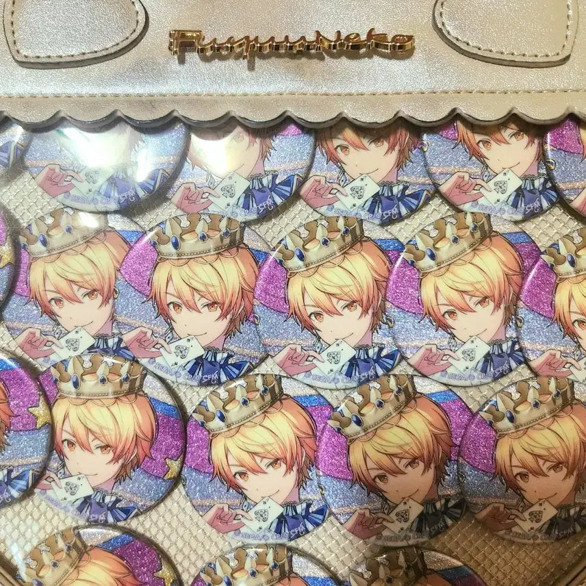 [BUNJANG] Tenma Tsukasa Wolring Can Badge &amp; Heart Itabag Bundle Set / 텐마츠카사 월링 캔뱃지 후유네코 하트 이타백 일괄