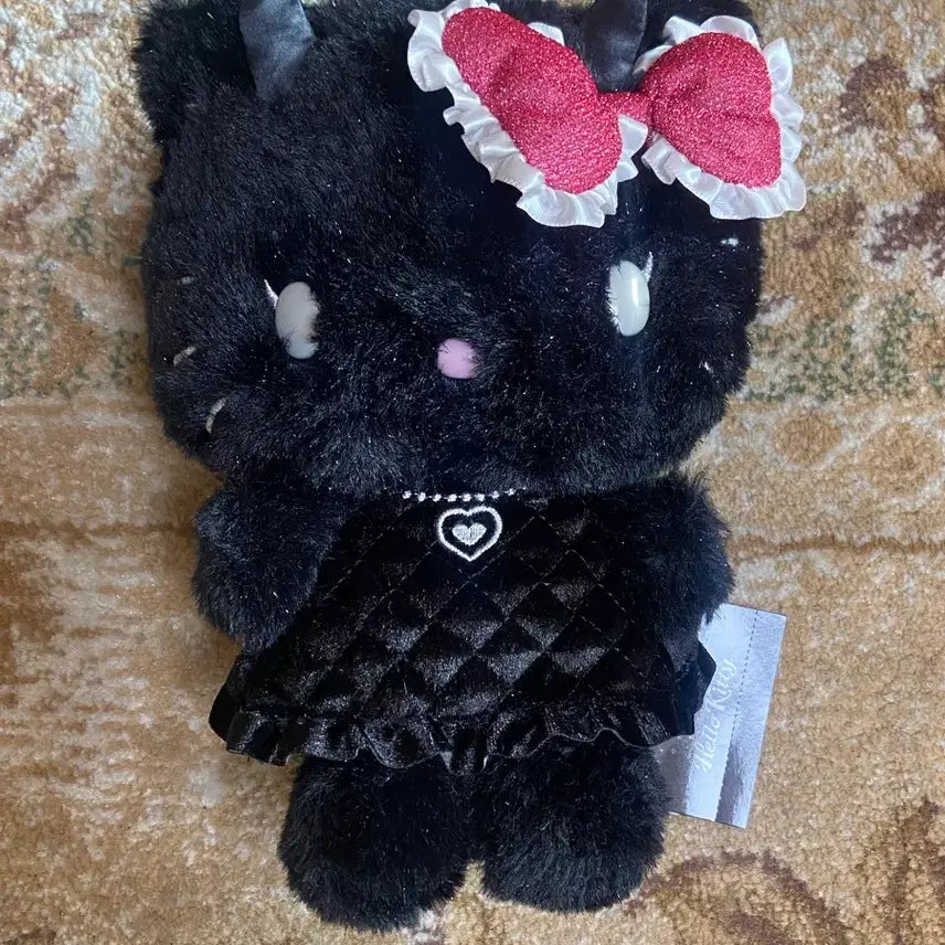 [BUNJANG] Sanrio Hello Kitty Devil Black Version Plush Doll / 산리오 헬로 키티 인형 데빌 블랙버전
