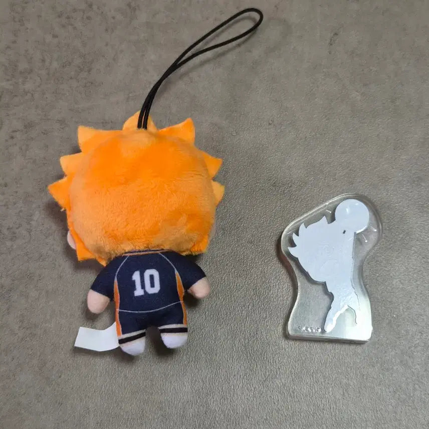 [BUNJANG] Haikyuu!! Hinata Shoyo Plush Charm Acrylic Stand / 하이큐 누이구루미 마스코트 인형 키링 히나타 쇼요 다이소 아크릴 코롯토