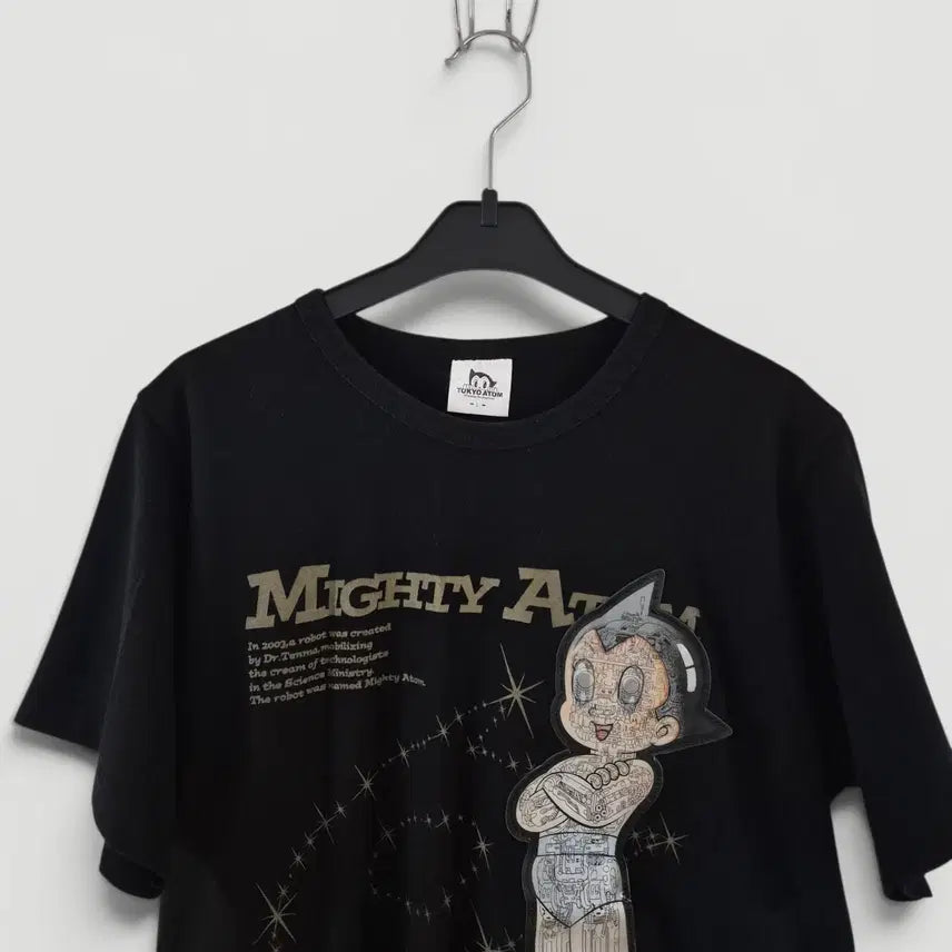 [BUNJANG] L Tokyo Atom Vintage Hologram Short Sleeve T-Shirt / [L]도쿄 아톰 빈티지 홀로그램 반팔 여성