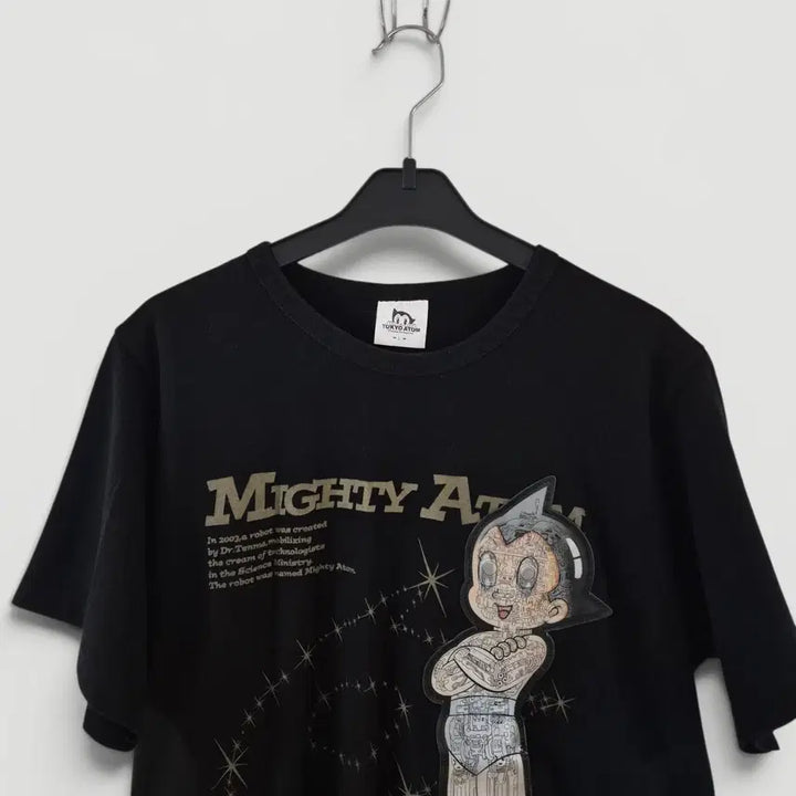 [BUNJANG] L Tokyo Atom Vintage Hologram Short Sleeve T-Shirt / [L]도쿄 아톰 빈티지 홀로그램 반팔 여성