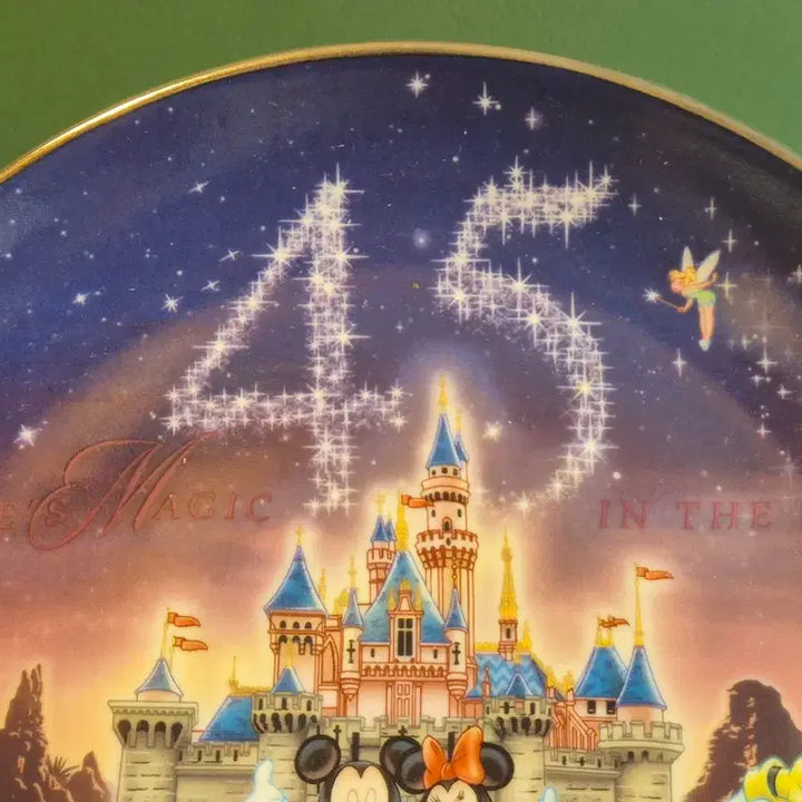 [BUNJANG] Disney 45th Anniversary Limited Edition Plate / 디즈니 45주년 한정판 접시