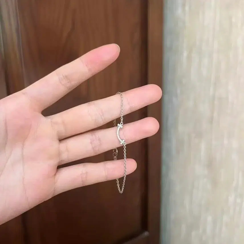 [BUNJANG] Tiffany &amp; Co. Smile Pendant Necklace Sterling Silver / 티파니앤코 스마일 목걸이