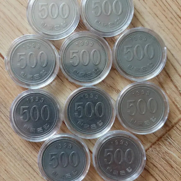 [BUNJANG] 1993 500 Won Coin (10 pcs) / 1993년 500원 동전 10개
