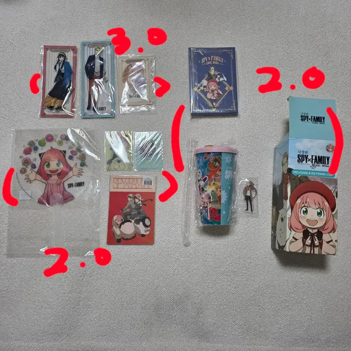 [BUNJANG] Spy × Family Goods Set / 스파이패밀리 굿즈 세트