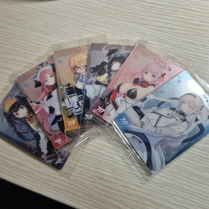 [BUNJANG] Blue Archive Wafer Card Himari and 5 Others (Set) / 블루아카이브 웨하스 카드 히마리 외 5종