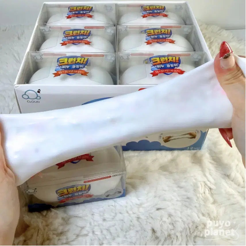 [BUNJANG] Puyo Planet Crunchy Soap Slime Stress Relief Toy / 뿌요행성 크런치 비누 슬랑이 스트레스 해소 크런치 말랑이
