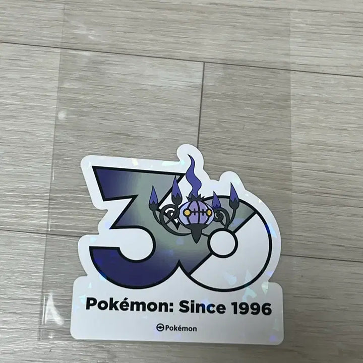 [BUNJANG] Pokemon 30th Anniversary Sticker Chandelure / 포켓몬스터 30주년 스티커 샹델라