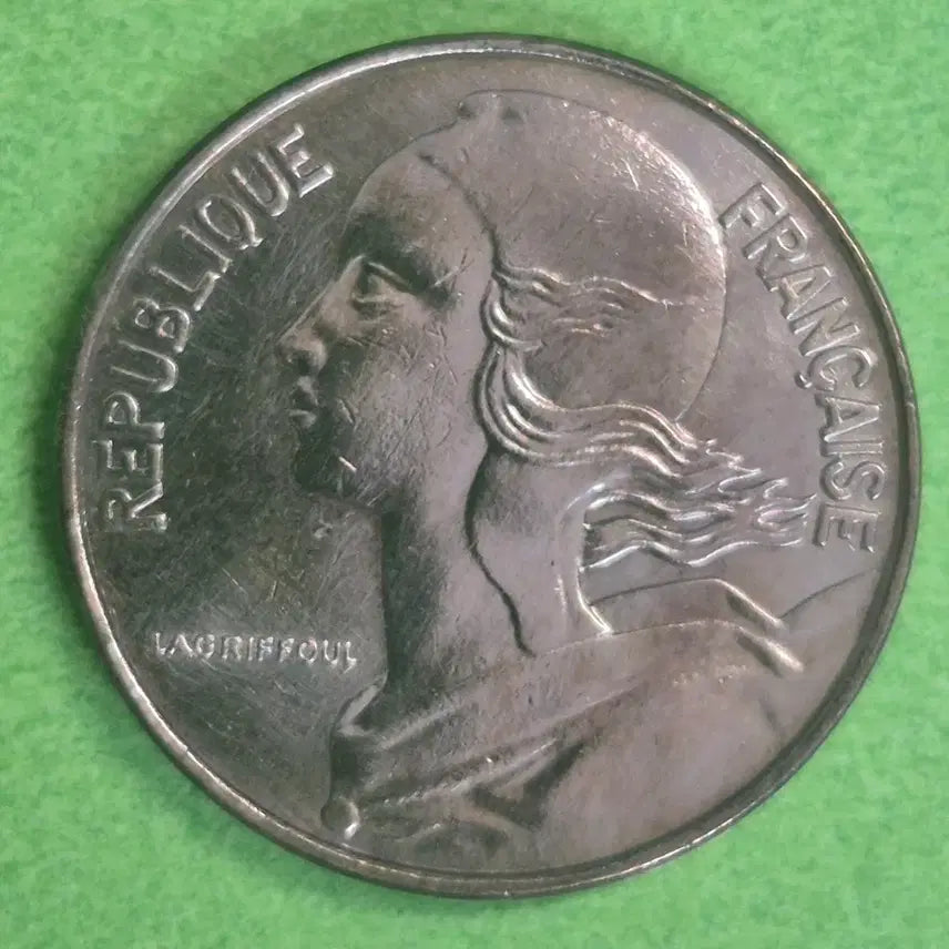 [BUNJANG] 1974 French 10 Centimes Coin / 1974 프랑스 10상팀 동전 M3184