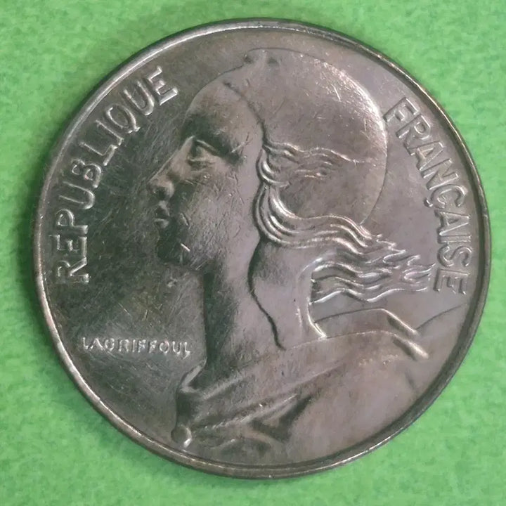 [BUNJANG] 1974 French 10 Centimes Coin / 1974 프랑스 10상팀 동전 M3184