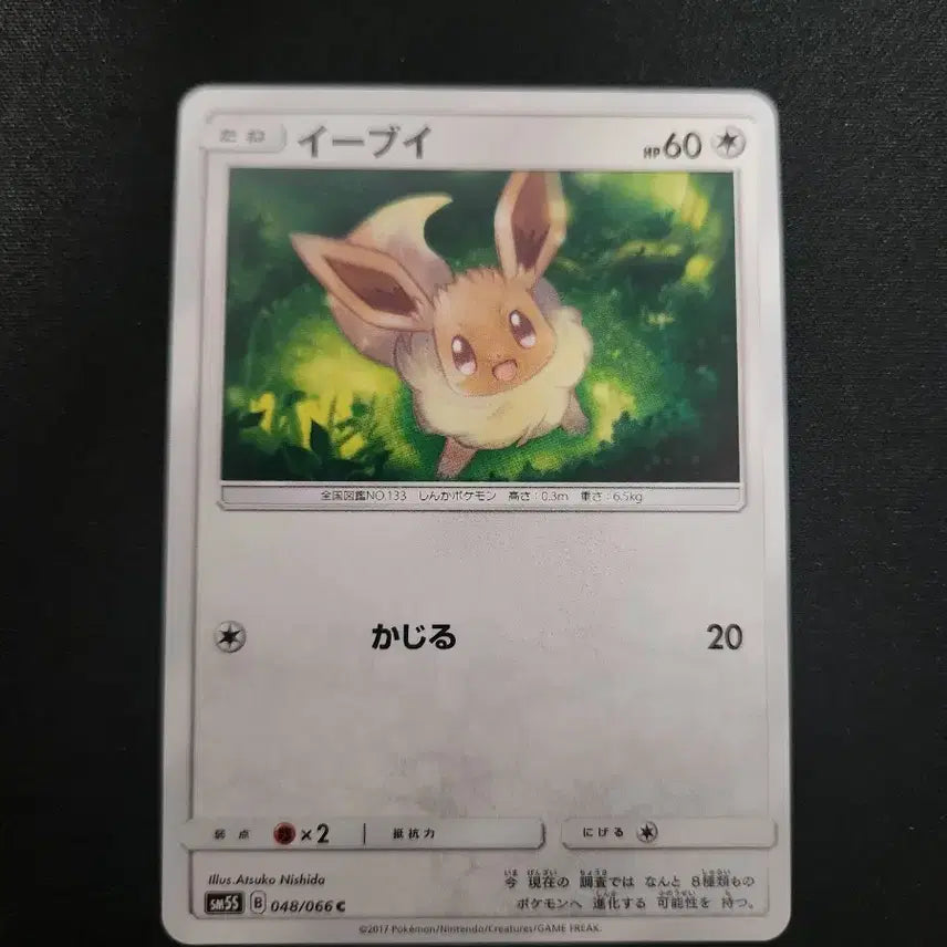 [BUNJANG] 2017 Eevee Pokemon Card / 2017년 포켓몬 카드 이브이 카드 판매합니다.