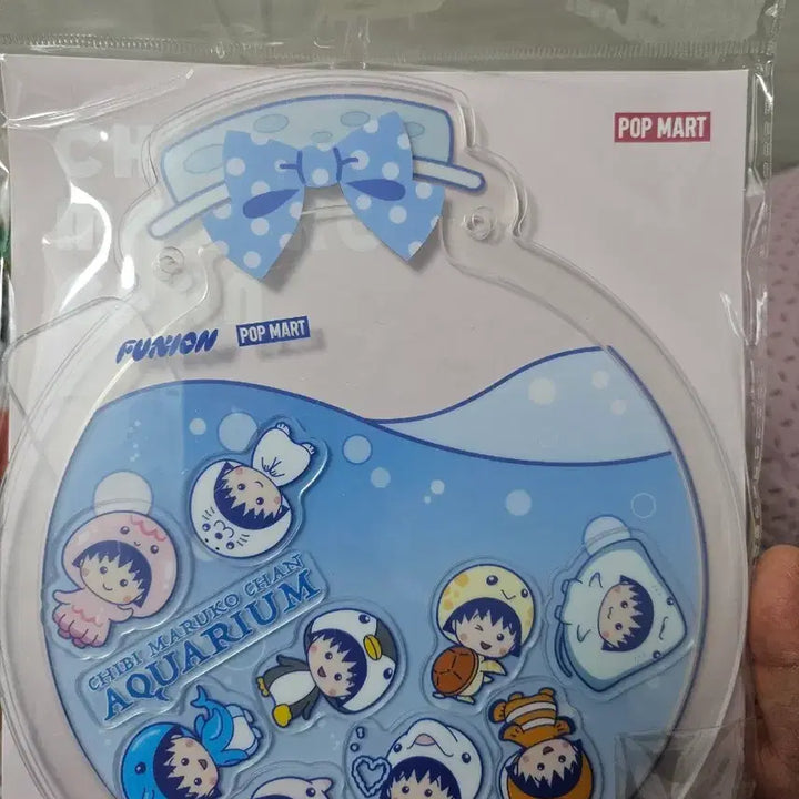 [BUNJANG] POP MART Chibi Maruko Chan Aquarium Acrylic Shaker (Sealed) / [미개봉]POP MART 치비 마루코는 아홉살 아쿠아리움 아크릴 쉐이커