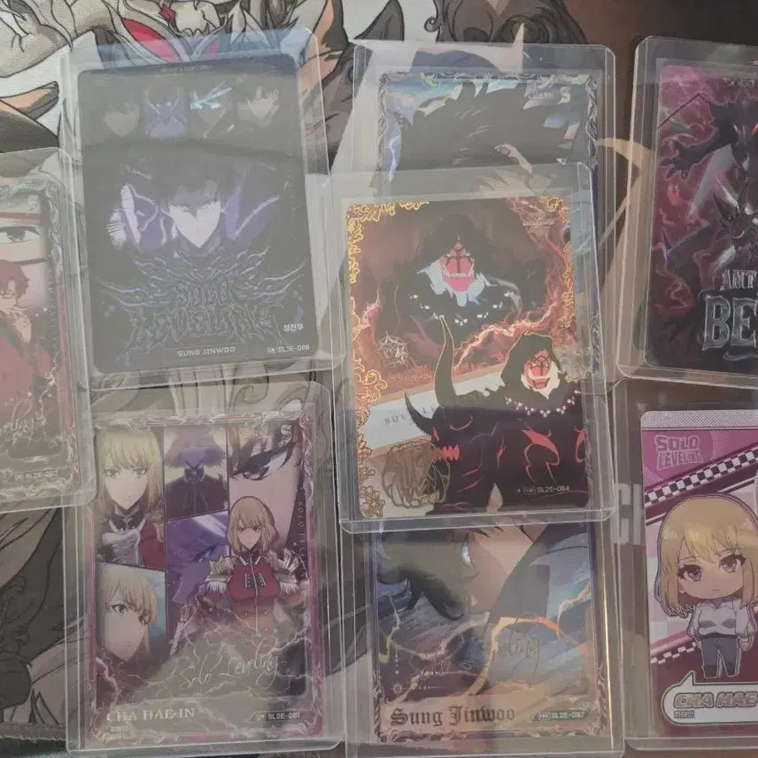 [BUNJANG] Solo Leveling 7 Card Bundle Set / 나혼자만레벨업 카드 7장 세트 팝니다