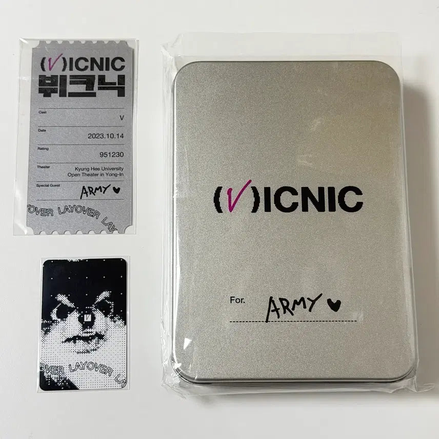 [BUNJANG] BTS V Layover Vicnic Photocard Set / BTS V layover 방탄 뷔 태형 뷔크닉 레이오버 포카