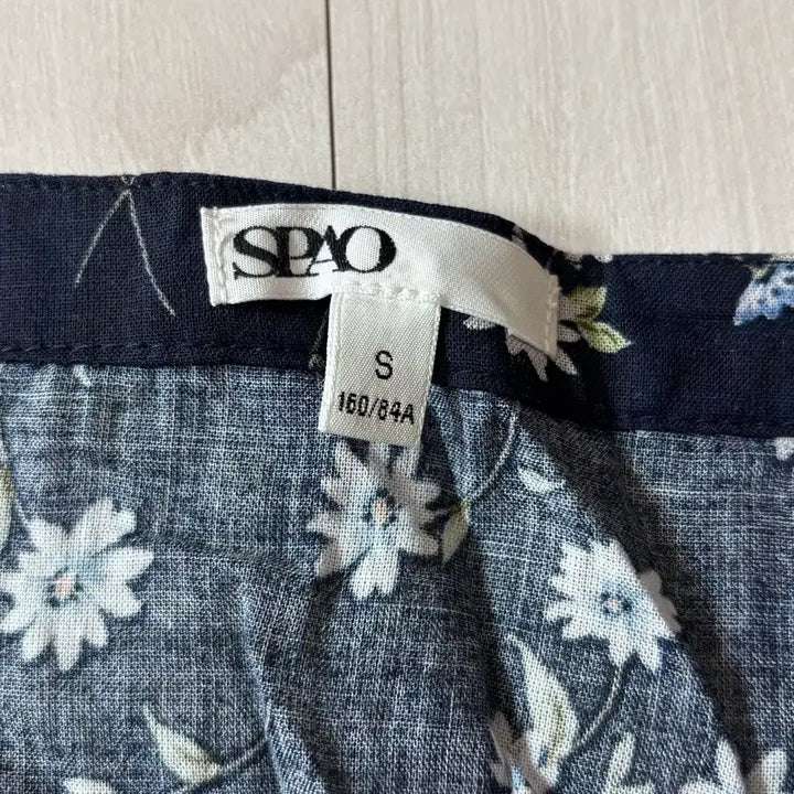 [BUNJANG] SPAO Navy Flower Dress S / [ 새상품 ] 스파오 네이비 플라워 원피스 S