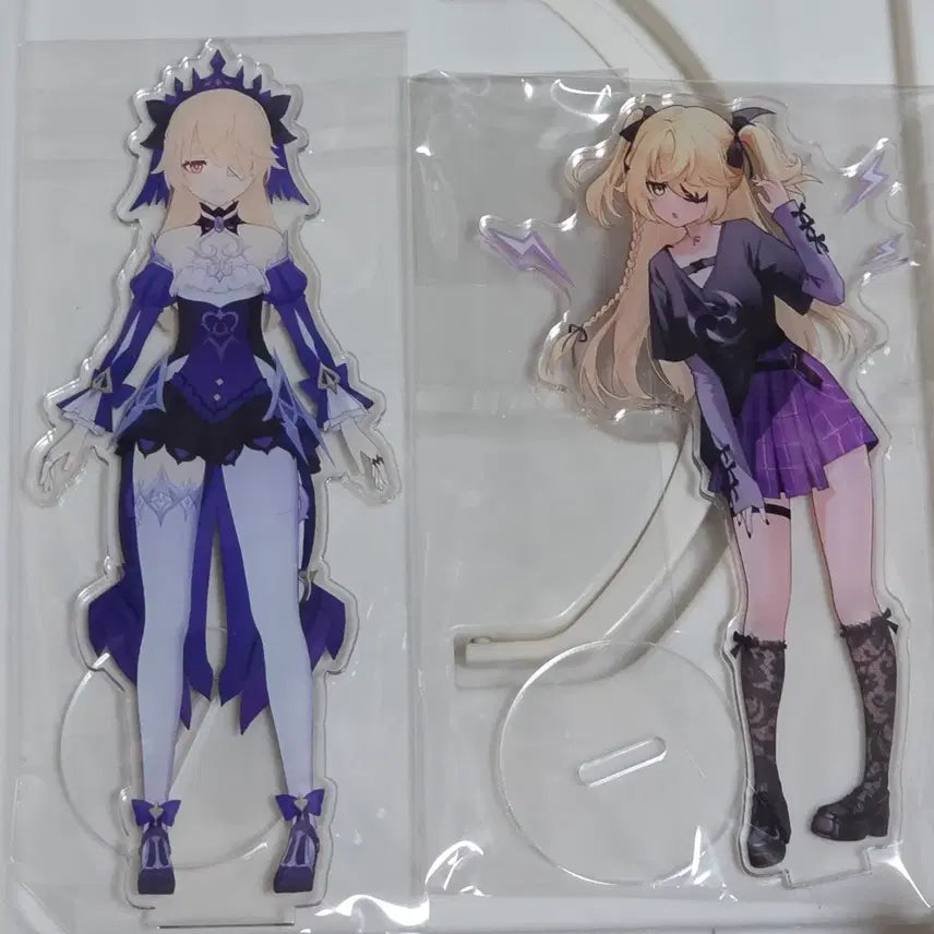 [BUNJANG] Genshin Impact Fischl Unofficial Acrylic Standee Bundle/Individual / 원신 피슬 비공식 아크릴스탠드 4개 일괄/개별