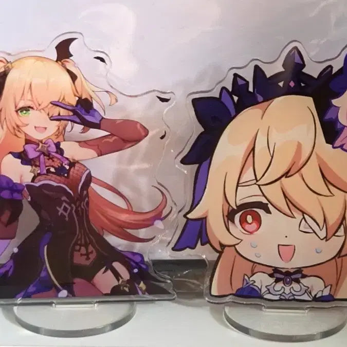 [BUNJANG] Genshin Impact Fischl Unofficial Acrylic Standee Bundle/Individual / 원신 피슬 비공식 아크릴스탠드 4개 일괄/개별