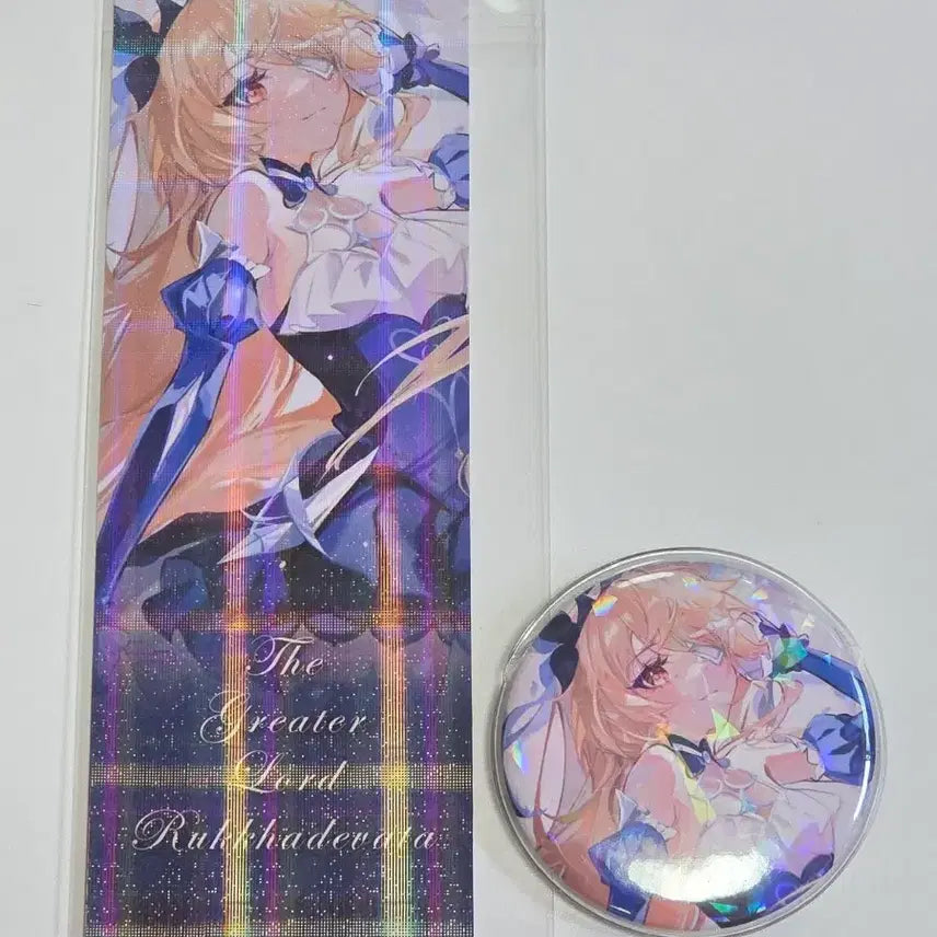 [BUNJANG] Genshin Impact Fischl Ticket + Can Badge Bundle / 원신 피슬 티켓 + 캔뱃지 일괄