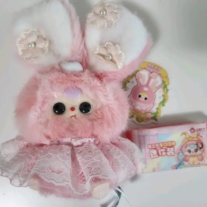 [BUNJANG] Babys 3 Petal Rabbit Keyring / 베이비쓰리 꽃잎 인형 키링판매합니다!