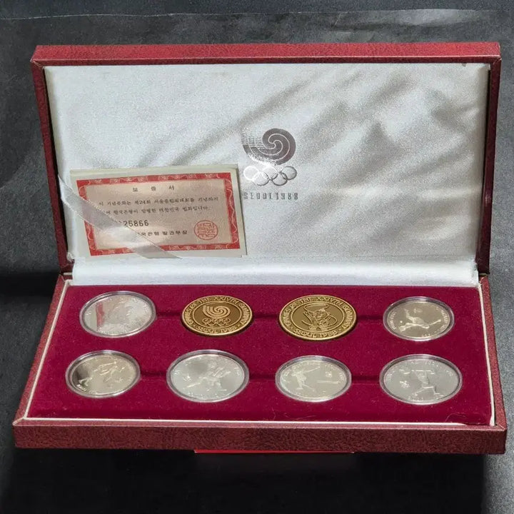 [BUNJANG] 1988 Seoul Olympics Proof Commemorative Coin / 1988 서울올림픽 프루프 기념주화 동전 화폐