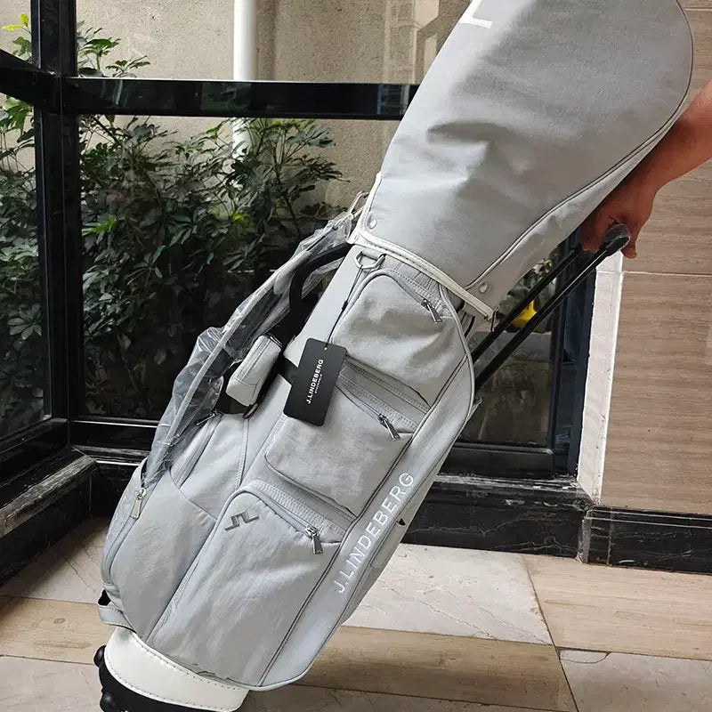[BUNJANG] Waterproof Wheeled Golf Bag Cart Bag (Gray) / 방수 바퀴형 골프백 휠캐디백 (그레이)