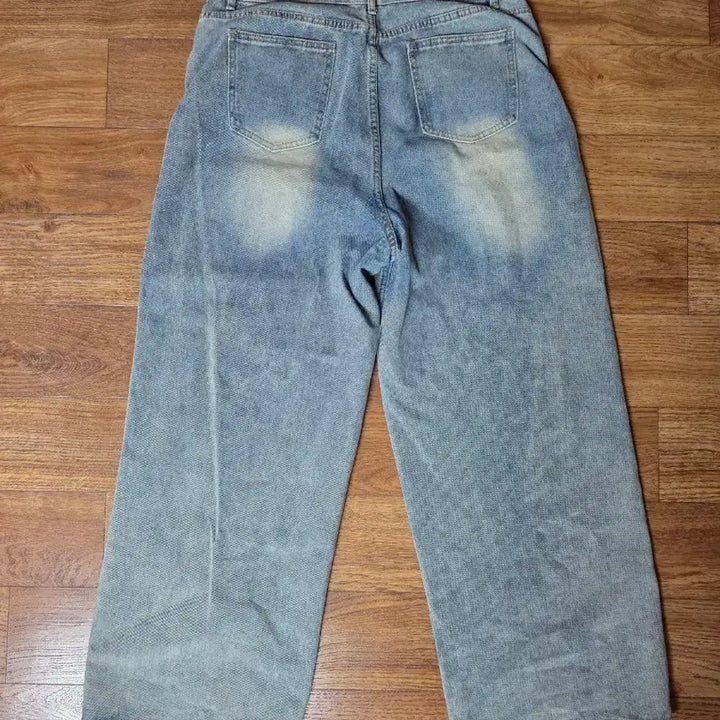 [BUNJANG] Light Wash Wide Leg Denim Pants 2XL / 연청 와이드 데님 바지 판매