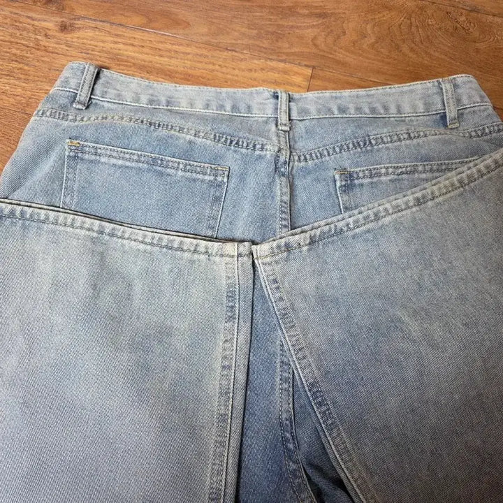 [BUNJANG] Light Wash Wide Leg Denim Pants 2XL / 연청 와이드 데님 바지 판매