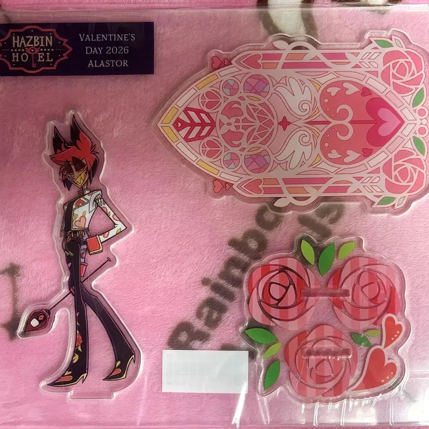 [BUNJANG] Hazbin Hotel Alastor 2026 Valentine Acrylic Stand / 해즈빈호텔 2026 발렌타인 알래스터 아크릴 판매