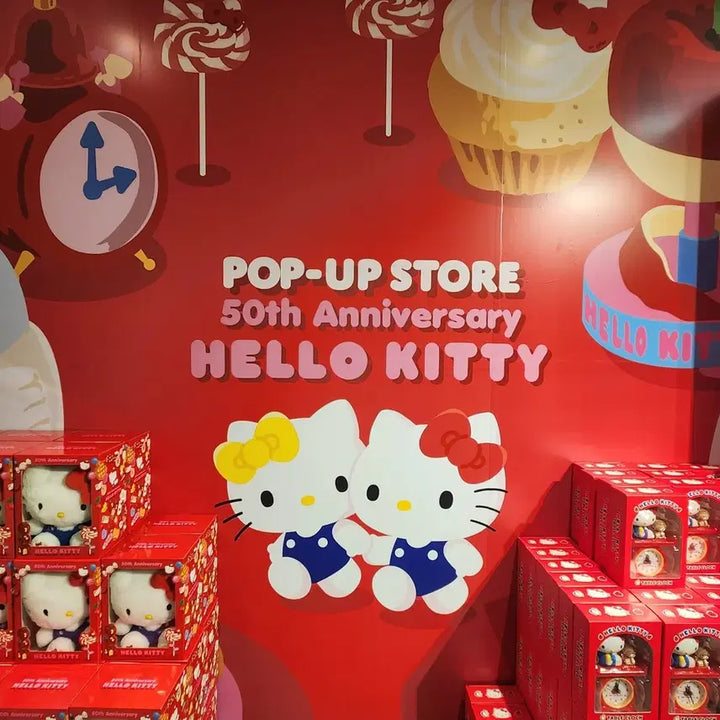 [BUNJANG] Hello Kitty 50th Anniversary Pop-up Store Plush Toy / 헬로키티 50주년 팝업스토어 인형 판매