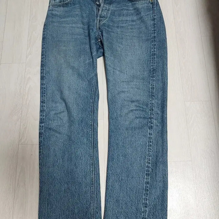 [BUNJANG] OrSlow 105 2 Years Washed Selvedge Denim Jeans Size 1 / 오어슬로우 105 2years 1사이즈