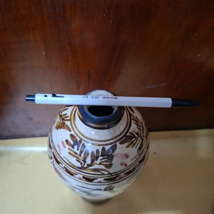 [BUNJANG] Jaju Ware Vase with Bird and Flower Motif / 화조문 자주요 매병