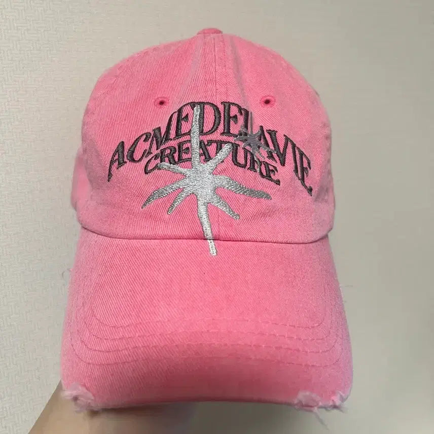 [SOLD OUT] 아크메드라비 볼캡 핑크