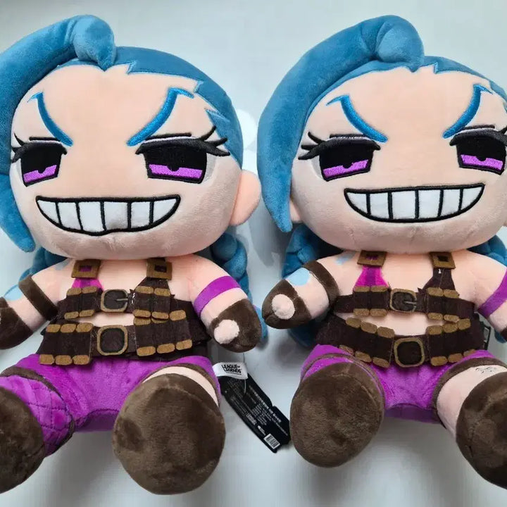 [BUNJANG] League of Legends Jinx Sitting Medium Plush / 정품) 리그오브레전드 징크스 시팅 중형인형 새제품