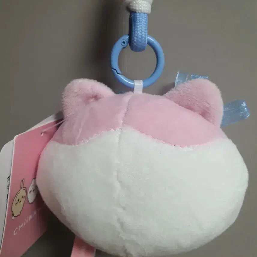 [BUNJANG] Chikawa Miniso Ribbon Series Hachiware Keyring (Pink) / 리본 핑크 하치와레 키링 치이카와 미니소 리본 시리즈 키링