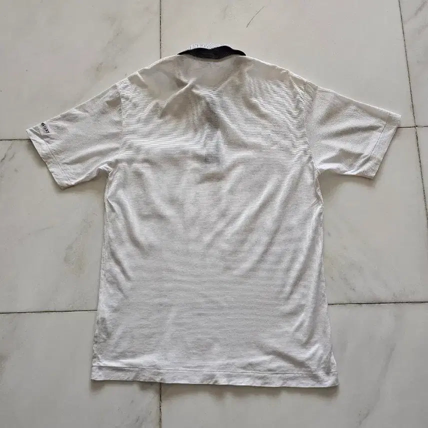 [BUNJANG] DRACO Short-Sleeve Polo Shirt - White/Grey, Men&