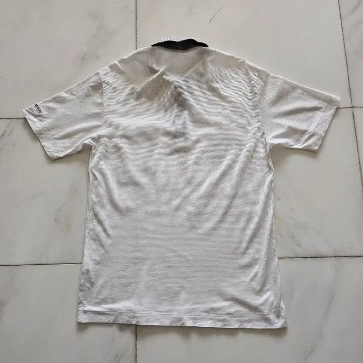 [BUNJANG] DRACO Short-Sleeve Polo Shirt - White/Grey, Men&