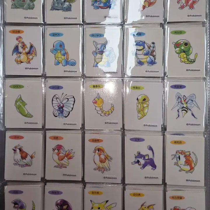 [BUNJANG] Pokémon Bread Stickers Artwork Set (30th Anniversary Limited Edition) / 포켓몬띠부아트워크