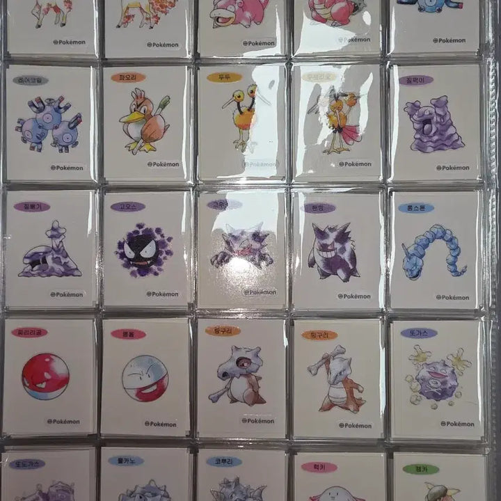 [BUNJANG] Pokémon Bread Stickers Artwork Set (30th Anniversary Limited Edition) / 포켓몬띠부아트워크