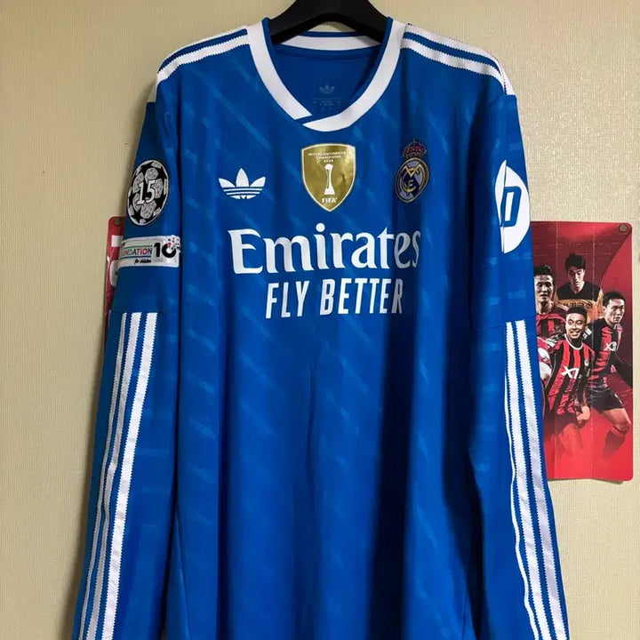 [BUNJANG] Real Madrid 25-26 Third Long Sleeve Jersey Mbappé Champions League / 25-26 레알마드리드 써드 긴팔 유니폼 음바페 챔스