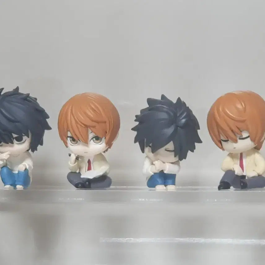 [BUNJANG] Death Note L &amp; Light Nemuraseta Novelty Figure Set / (반택포)데스노트 엘 라이토 마치보케 네무라세타이 일괄