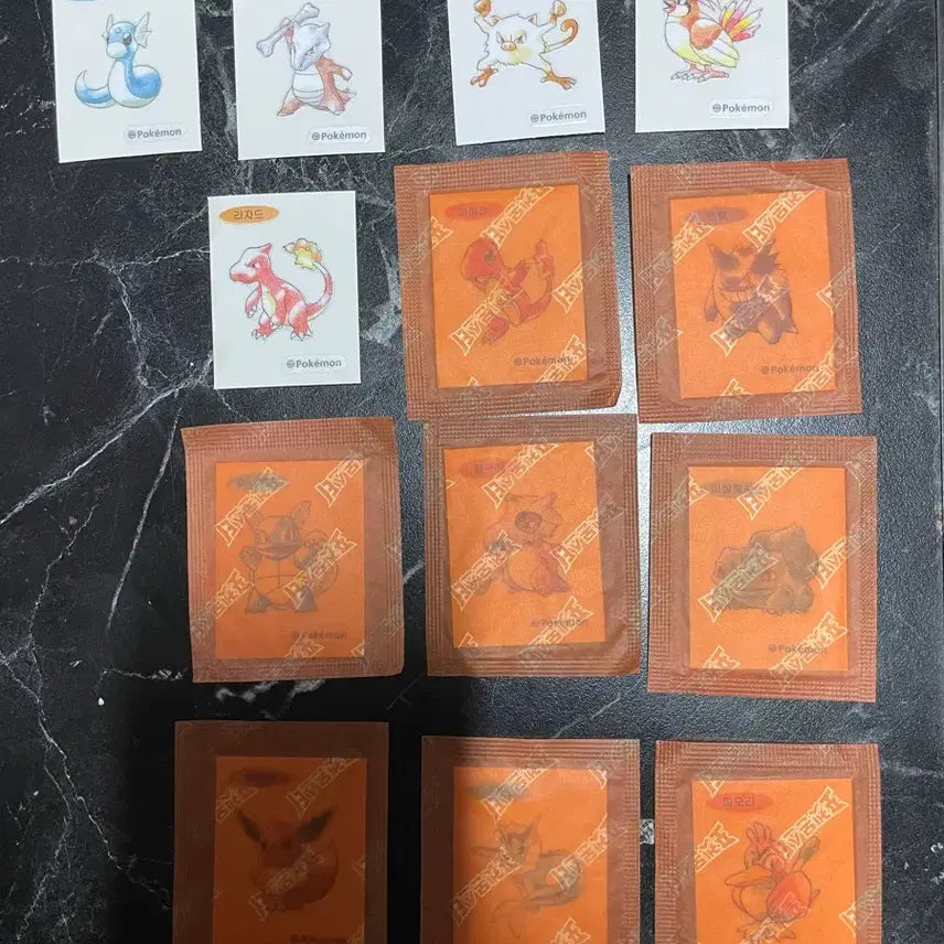 [BUNJANG] Pokemon Art Stickers Bundle Set / 포켓몬 아트 띠부씰 일괄 판매 포켓몬스터 아트웍 띠부띠부