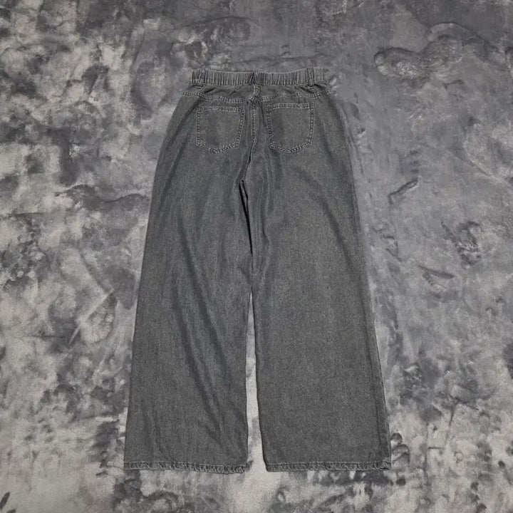 [BUNJANG] Lomistory Cool Wide Banding Denim Pants Summer / (1)여성 로미스토리 쿨 와이드 밴딩 데님 팬츠 여름