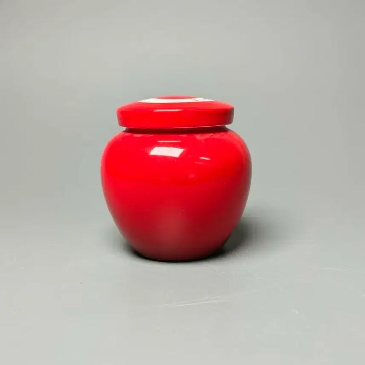 [BUNJANG] Qing Dynasty Imperial Pharmacy Blood-Activating Pill Red Glaze Medicine Jar Antique Chinese Porcelain / 대청어약방 활혈단 홍유 약호 약항아리 궁정 황실 중국도자기 골동품