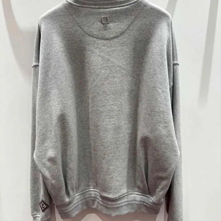 [BUNJANG] Wooyoungmi Lenticular Logo Grey Sweatshirt / [50] 우영미 렌티큘러 로고 그레이 스웨트셔츠 맨투맨 판매